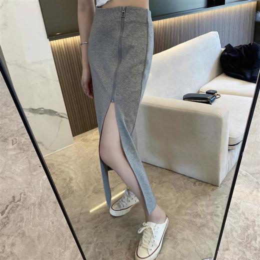 裁缝学苑AQ40 新款侧开叉半身裙纸样女装高腰裙子a字裙服装打板图 商品图1
