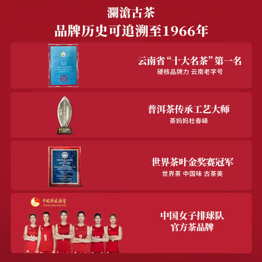 澜沧古茶2022年景迈001小饼普洱生茶200g/片（1提拍5片） 商品图7