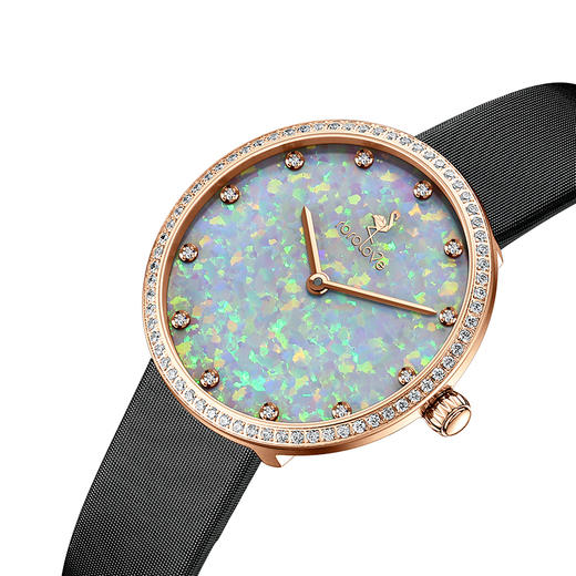 【ROROLOVE】诺爱Promise系列  天然钻石轻奢手表女新款简约女表腕表送礼物（80个钻石） 商品图6