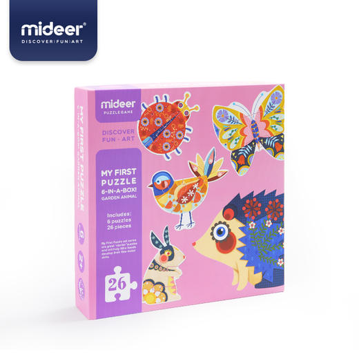 弥鹿mideer宝宝的第一款拼图-花园动物 商品图1