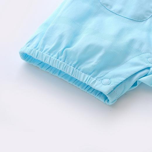 英氏婴儿纯棉短哈男宝宝连体衣夏季假2件可爱爬服YRHBJ22375A 商品图5