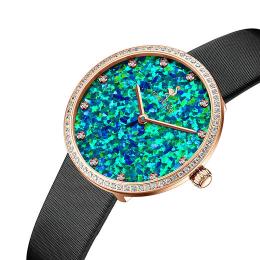 【ROROLOVE】诺爱Promise系列  天然钻石轻奢手表女新款简约女表腕表送礼物（80个钻石） 商品图4