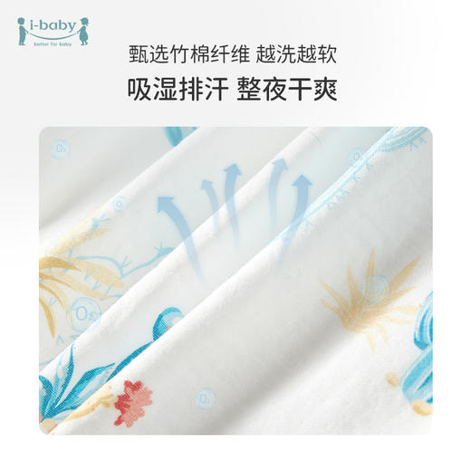 QHXJ【58元任选2件】i-baby恒温宝宝家居服【分体衣】儿童纱布居家贴身套装 睡衣薄春夏 商品图5