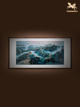 铜师傅 手工錾刻 铜雕画《众志成城》装饰画 玄关画 背景画 壁画