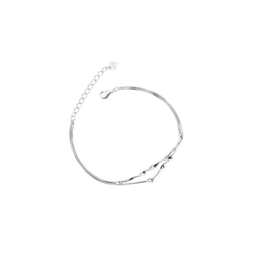 子佩集【莫比乌斯】S925银简约冷淡风手链【YXS-L572】 商品图4