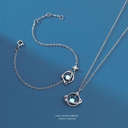 子佩集【梦幻星球】S925银月光石手链【YXS-L571】 商品图3