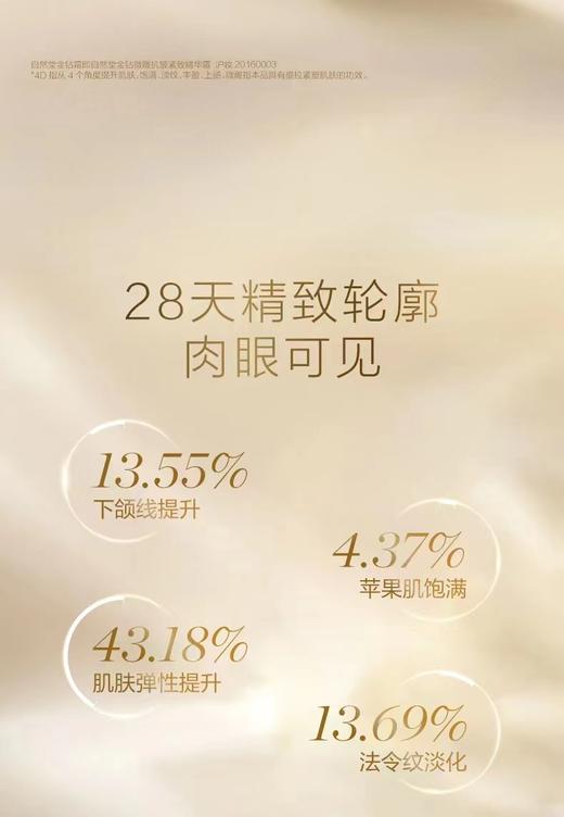 自然堂金钻微雕抗皱紧致精华霜 商品图5