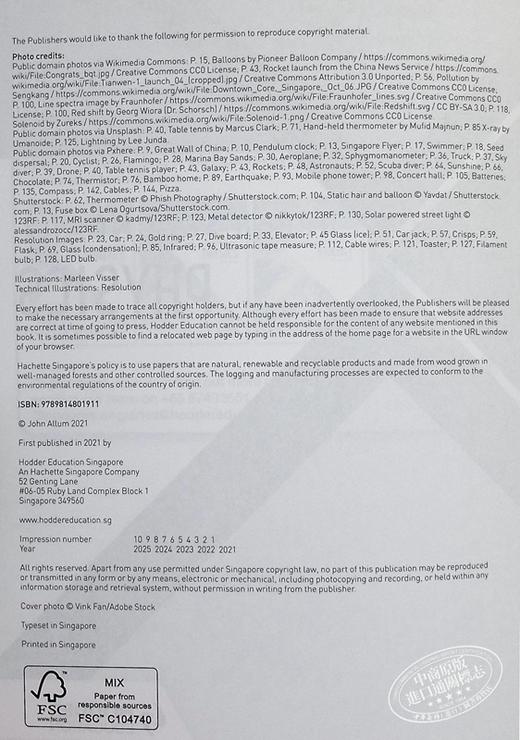 【中商原版】新加坡教辅Hodder Problem Solving Real World Contexts Upper Secondary Physics O LEVEL考试高中物理 含答案 商品图4