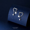子佩集【微镶心星】S999银足银微镶耳环【YXS-F2218】 商品缩略图2
