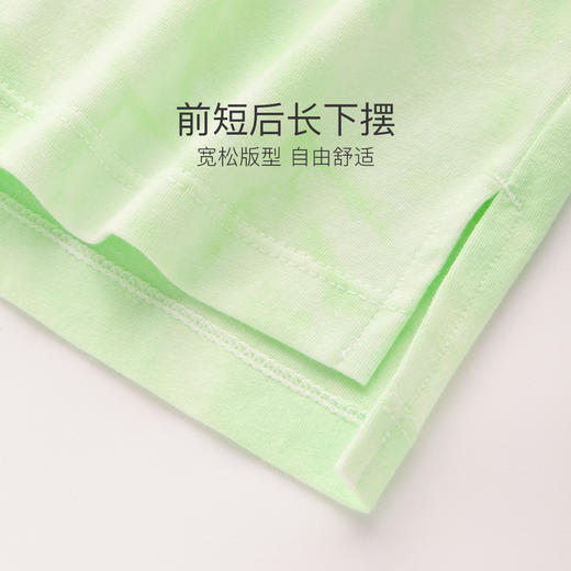 【艺术扎染】I'd爱帝夏季轻体系列休闲可外穿短袖短裤套装 商品图3