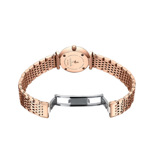 【ROROLOVE】邂逅Enchanted系列  天然钻石腕表 精钢钻石手表进口机芯潮流个性女表（12颗钻石） 商品图4