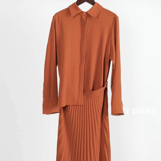 【à perles】假两件百褶连衣裙，垂顺高级，三色可选，美极了【特价清仓，不退不换】 商品图3