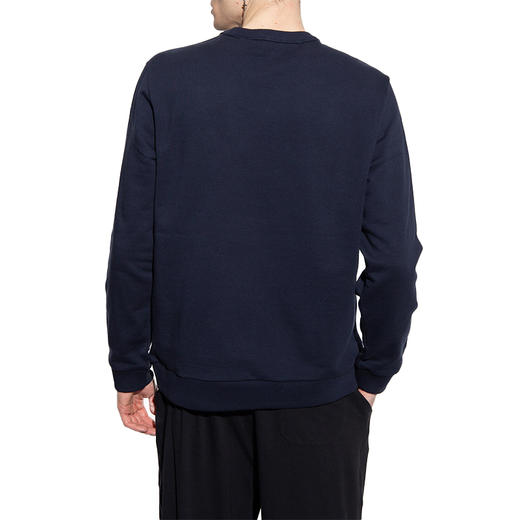 BURBERRY 博柏利 男士 Monogram Motif Appliqué 棉质卫衣专属标识嵌花棉质运动衫 男士卫衣 深蓝 8043238 B1488 商品图2