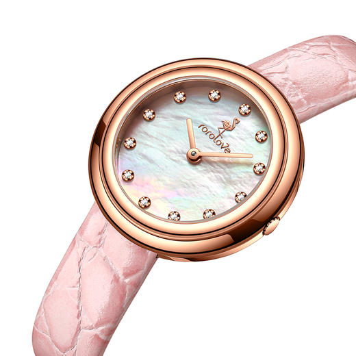 【ROROLOVE】邂逅Enchanted系列 天然钻石腕表  精钢钻石手表（12颗钻石） 商品图6