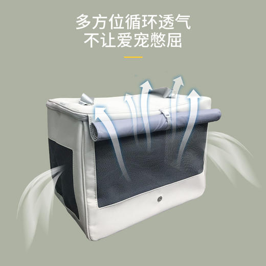 宠觅单肩猫包外出便携书包大容量猫咪太空舱 宠物背包猫笼斜挎包 商品图1