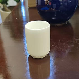 羊脂玉直桶杯