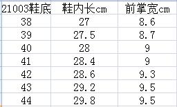 21003鞋底 商品图1