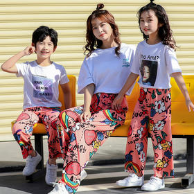 夏装新品儿童防晒男女童长裤子轻薄宽松成人防蚊裤亲子灯笼裤