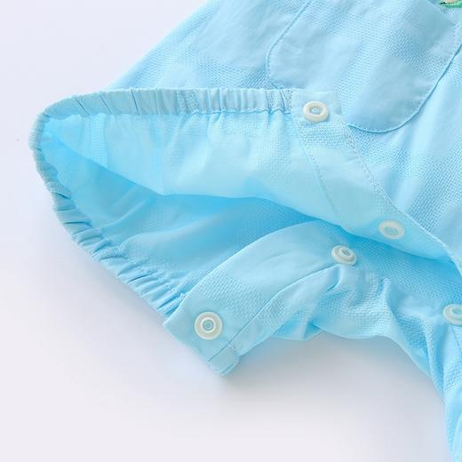 英氏婴儿纯棉短哈男宝宝连体衣夏季假2件可爱爬服YRHBJ22375A 商品图6