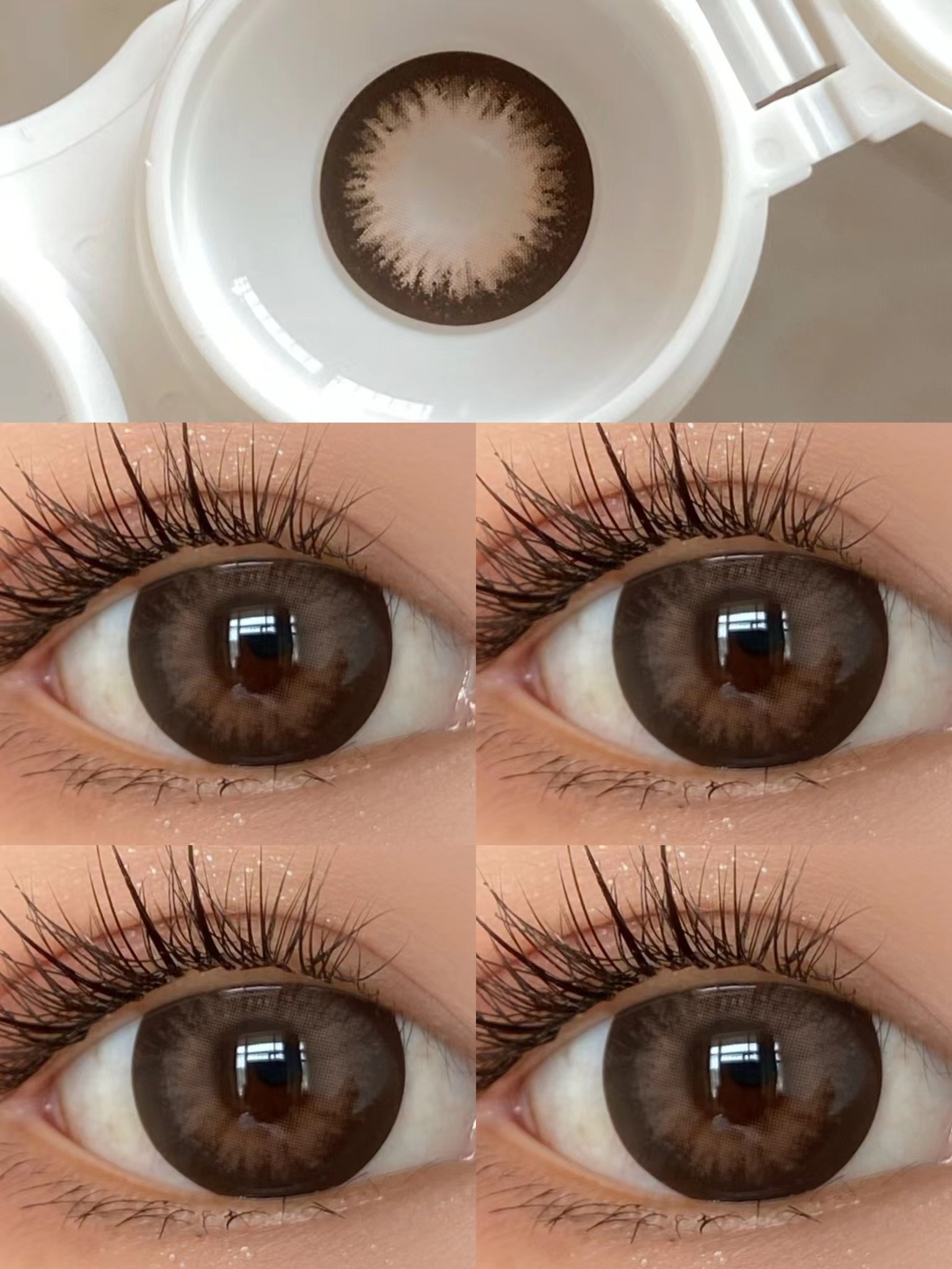 SUGARPLUM年抛隐形眼镜 焦糖华夫14.5mm 一副/2片-VVCON美瞳商城9