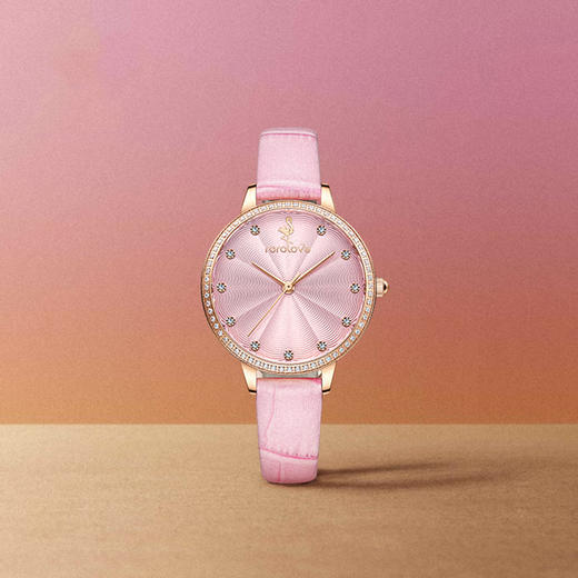 【ROROLOVE】宣爱Announce系列 天然钻石手表女款简约ins风精致女表腕表（75颗钻石） 商品图3