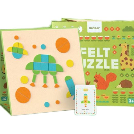 弥鹿几何毛毡画拼贴画MD4145 商品图4