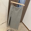裁缝学苑AQ40 新款侧开叉半身裙纸样女装高腰裙子a字裙服装打板图 商品缩略图3