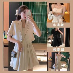 （清仓现货）【社群供W】 通勤韩系花苞套装