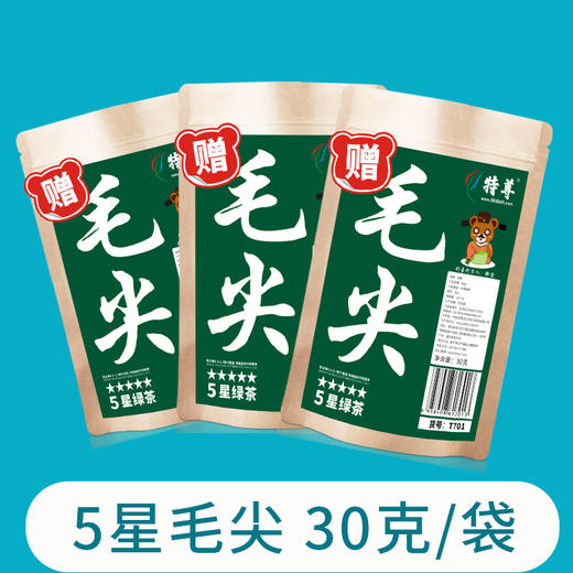 【赠品】5星毛尖30克/袋 2023新茶春茶 单拍不发货 商品图0