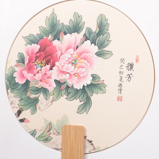 冯倩【国风】花鸟工笔画团扇 商品图2