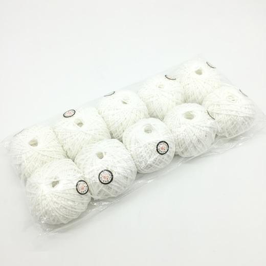财务会计凭证装订专用棉线 记账凭证文件档案封面装订线 白棉绳子10个/包 商品图5