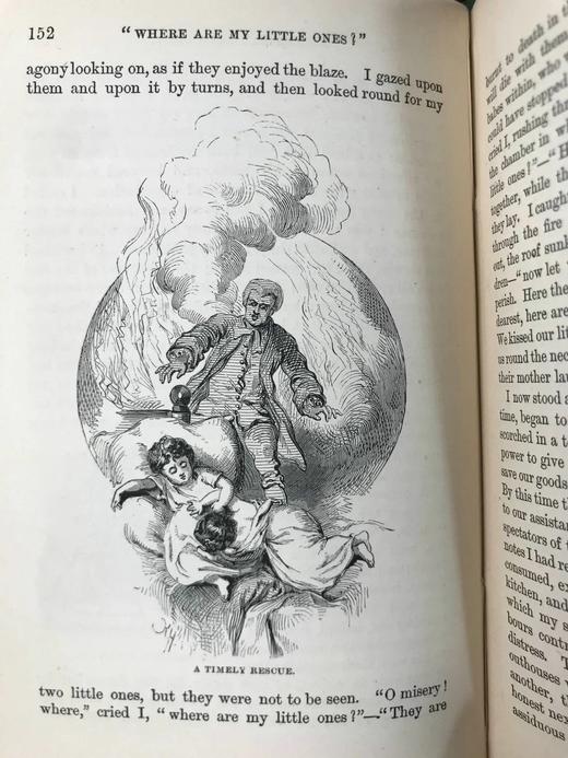 1872年 戈德史密斯《威克菲尔德牧师》 10余幅插图 漆布精装36开 商品图10