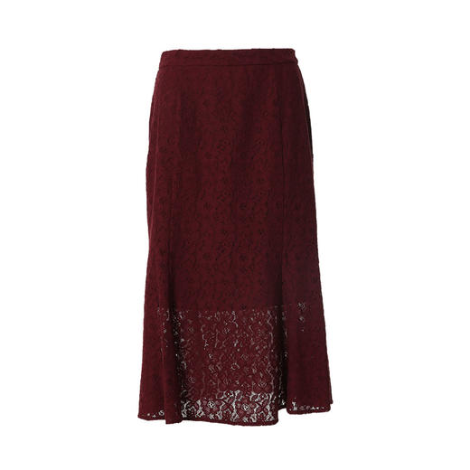 EITIE爱特爱夏季新款优雅温柔气质显瘦纯色a字包臀蕾丝半身裙B2206920 商品图8