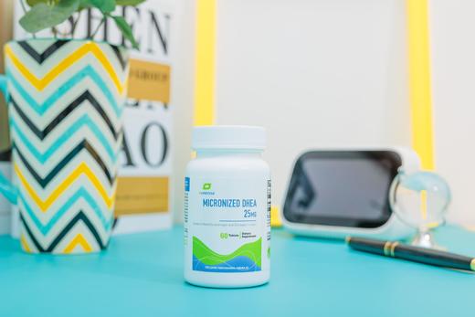 【荷尔蒙平衡-微粒化DHEA 25mg】DHEA-25mg 60片剂 支持类固醇平衡 Purecise 商品图3