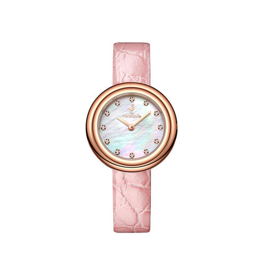 【ROROLOVE】邂逅Enchanted系列 天然钻石腕表  精钢钻石手表（12颗钻石） 商品图2