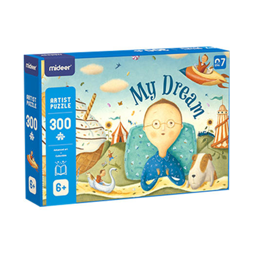 弥鹿（MiDeer）儿童拼图纸质拼图玩具男孩女孩造梦环游记300片 6岁+ 商品图0