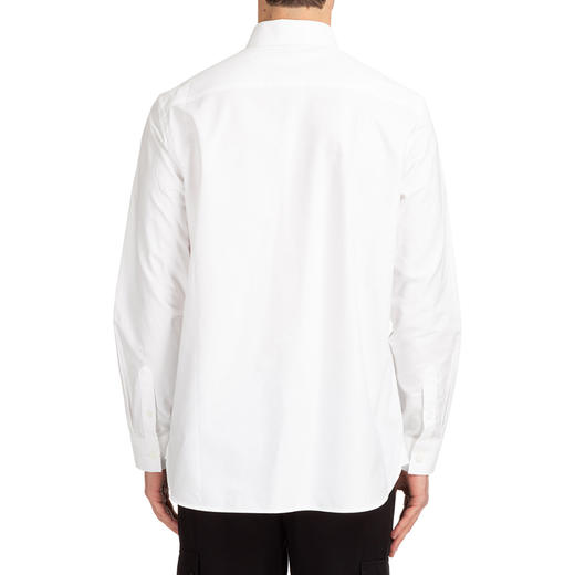 BURBERRY 博柏利 字母图案领尖扣衣领棉质衬衫 男士长袖衬衫 白色 8050134 A1464 商品图2