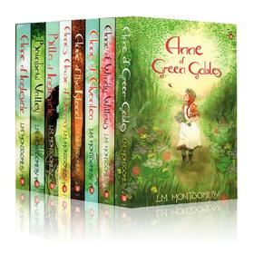 现货英文原版Anne of Green Gables 8-Book Collection绿山墙的安妮8册 儿童青少年经典文学读物 安妮充满奇思妙想的成长故事