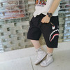 黛唯梵日系夏装潮款男童工装短裤洋气鲨鱼宝宝五分裤街舞儿童中裤宽松潮 商品缩略图0
