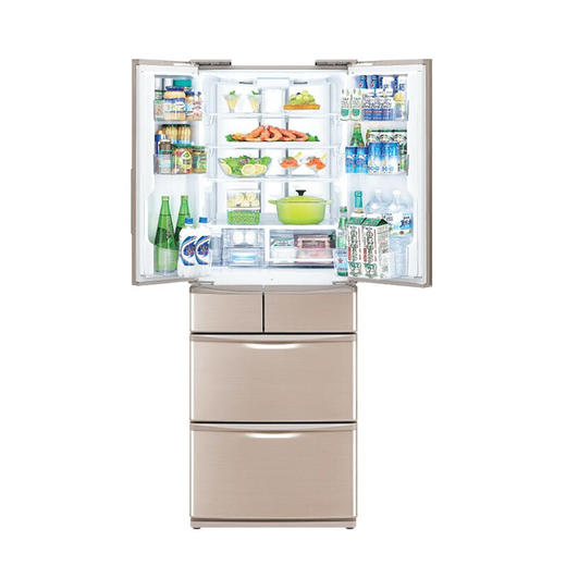 夏普 452升 法式五门冰箱 SJ-XF47A-C（日本原装进口） 商品图3