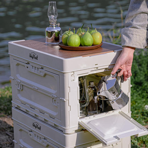 诗高飞五开门折叠收纳箱 浙礼 商品图2