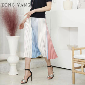 宗洋2022夏季新品百褶半裙BXL3BT8082-01