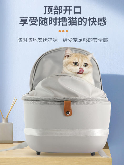 宠觅猫包外出便携双肩背包夏天猫咪大容量太空舱透气狗狗宠物用品 商品图1
