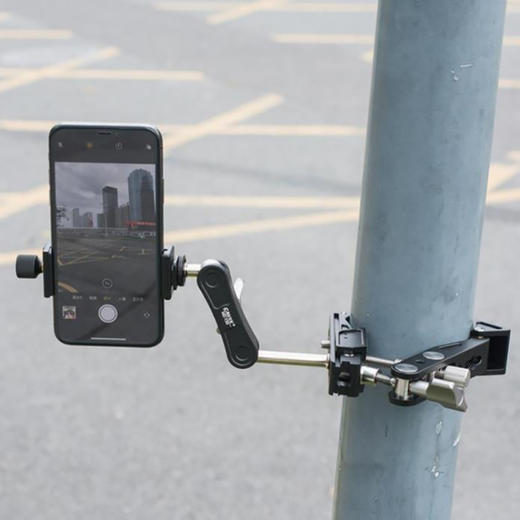 狼族优选丨CAVIX 钳式大力夹摄影单反便携支架户外拍摄固定云台卡扣式支撑夹（赠送转换螺丝） 商品图4