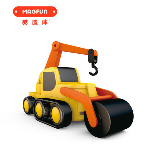 酷彼伴magfun火星团队系列工程车20件套＆工程车49件套玩具磁力益智百变组 商品图5
