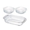 【HARIO】耐热玻璃烤盘烤箱专用三件套甜品盘HTZ 商品缩略图1