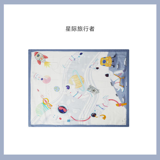 【99元秒杀】i-baby/英伦宝贝恒温抗菌纱布毯 宝宝午睡毯儿童盖毯新生婴儿四层纱布竹棉毯 商品图5