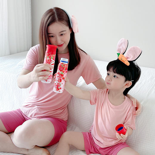 【亲子款100-180cm】【买一送一】儿童睡衣夏季莫代尔宝宝套装男童女童亲子家居服冰亲肤款_HLY 商品图6