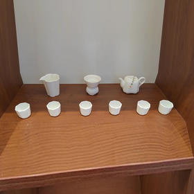 羊脂玉南瓜壶茶具