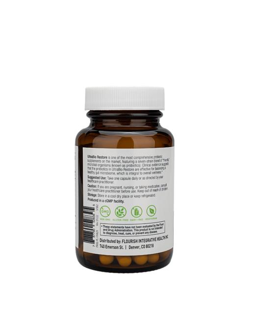 【大便不成型专用益生菌】UltraBio Restore 30粒 1个月剂量 七大活菌配方 IBS肠激 不成型 美国杜邦注册菌株 Purecise 商品图8